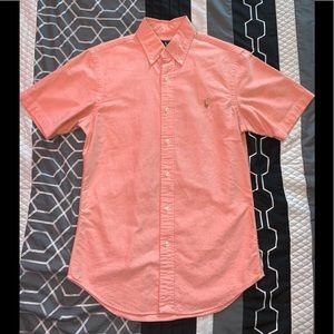 Polo Ralph Lauren Orange Short Sleeve Button Down